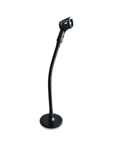 Soporte de Micrófono y Teléfono Móvil Flexible 33 cm Negro
