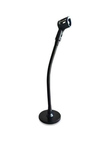 Soporte de Micrófono y Teléfono Móvil Flexible 33 cm Negro