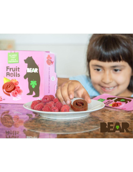Bocadillo de Fruta BEAR Yoyo Frambuesa Pack de 2