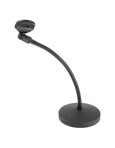 Soporte de Micrófono de Cuello de Ganso con Brazo Flexible 30.48 cm - Ideal para Podcasting y Streaming