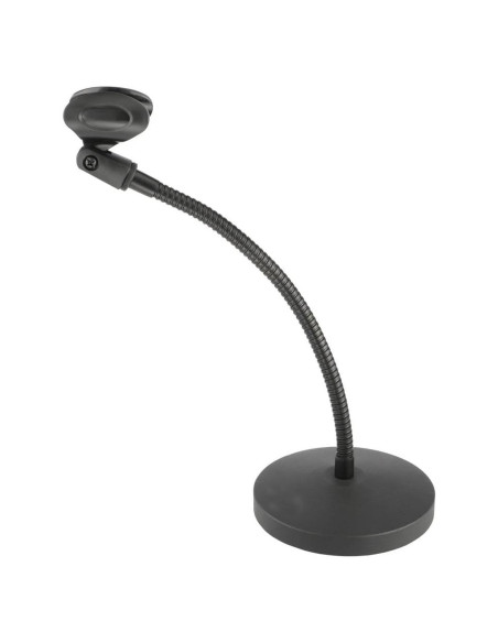 Soporte de Micrófono de Cuello de Ganso con Brazo Flexible 30.48 cm - Ideal para Podcasting y Streaming
