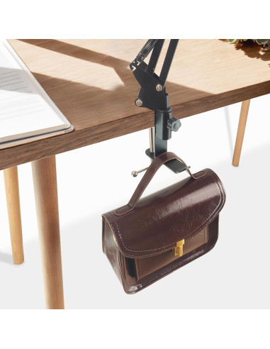 Abrazadera de mesa para micrófono T9 - Metal Negro 5cm