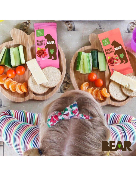 Bocadillo de Fruta BEAR Yoyo Frambuesa Pack de 2