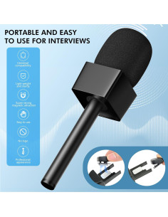 Soporte de Micrófono Universal DJI Rode Hollyland con 3 Filtros 2