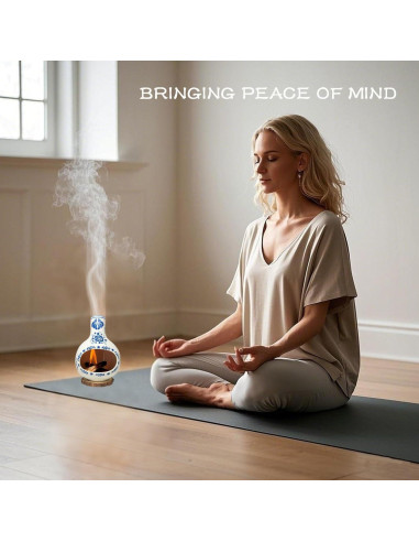 Soporte de Cerámica Talavera REFFU para Palo Santo y Salvia