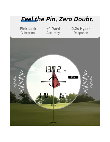 Buscador de Rango de Golf THARNOX 1300m Compacto USB-C