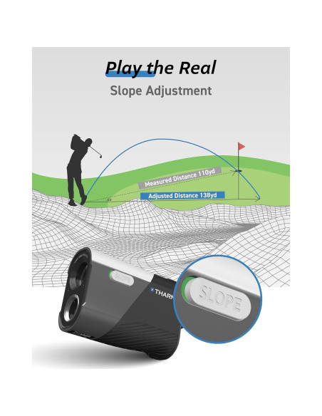 Buscador de Rango de Golf THARNOX 1300m Compacto USB-C