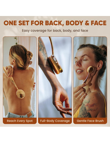 Aplicador de Autobronceador Wishar WM-2024 - Brocha Kabuki