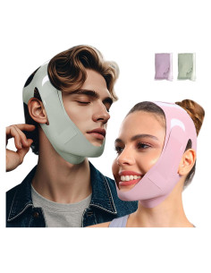 Correas para Barbilla Anti-Ronquidos WUSHXI - Ajustables y Transpirables