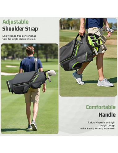 Bolsa de Golf para Carro Beutyal con 15 Compartimentos y Enfriador