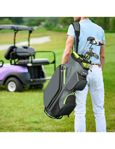 Bolsa de Golf para Carro Beutyal con 15 Compartimentos y Enfriador