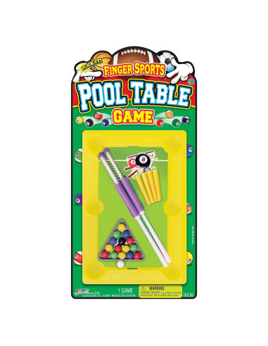 Juego de Mesa de Billar Mini JA-RU 30 cm con Queues y Bolas