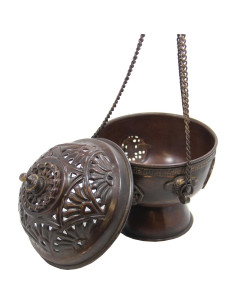Horno de Incienso Colgante Tibetano Hinky Imports 12.7cm 2