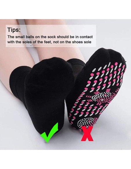 3 Pares de Calcetines Térmicos Autocalentables AFIZ Negro