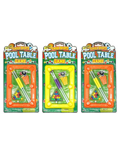 Juego de Mesa de Billar Mini JA-RU 30 cm con 2 Palos y Bolas