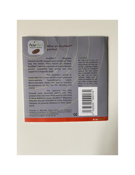 Parche de Terapia Magnética Acumed - 8 Piezas, Hipoalergénico