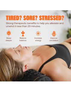 Almohada de Cuello Acupresora ShaktiMat Clásica Nivel 2 Negra 2