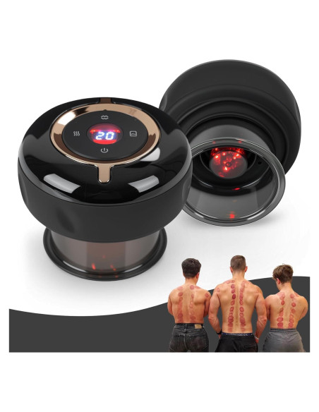 Masajeador de Ventosas Inteligente RIRC 2 Set 4 en 1 Alivio Dolor