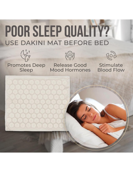 Conjunto de Acupresión Dakini - Almohadilla y Cojín para Alivio del Dolor