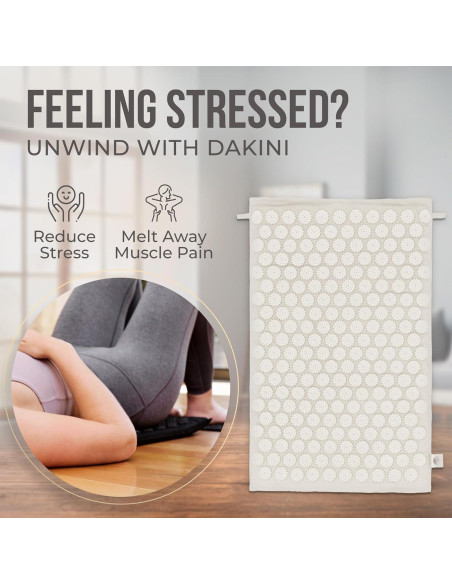 Conjunto de Acupresión Dakini - Almohadilla y Cojín para Alivio del Dolor