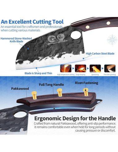 Conjunto de Cuchillos de Cocina XYJ 15 Piezas Acero Alto Carbono