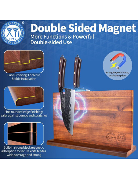 Conjunto de Cuchillos de Cocina XYJ 15 Piezas Acero Alto Carbono