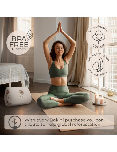 Conjunto de Acupresión Dakini - Almohadilla y Cojín para Alivio del Dolor