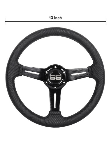 Volante de Carrito de Golf N2MU 33 cm Universal para EZGO y Club Car