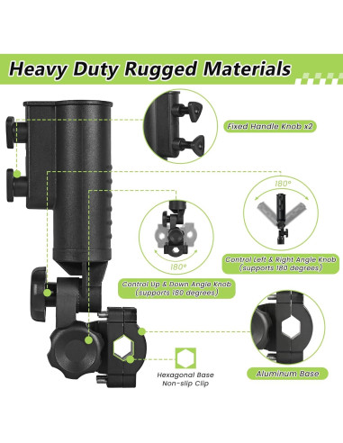 Soporte de Paraguas Ajustable WEIMELL para Carrito de Golf 180