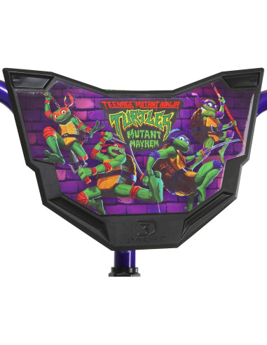 Bicicleta Infantil Dynacraft Tortugas Ninja 16" Verde Oscuro