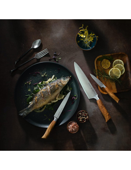 Cuchillo de Chef Messermeister Oliva Elite 15.24 cm Acero Alemán