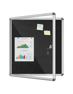 Tablero de Anuncios Cerrado Mifuro 71x66 cm con Cerradura