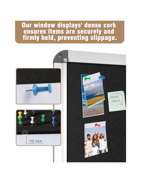 Tablero de Anuncios Cerrado Mifuro 71x66 cm con Cerradura