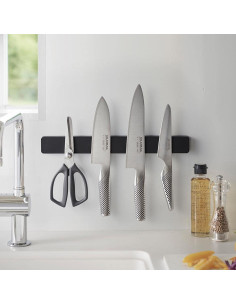 Soporte Magnético para Cuchillos Yamazaki 5202 Negro 35x4 cm 2