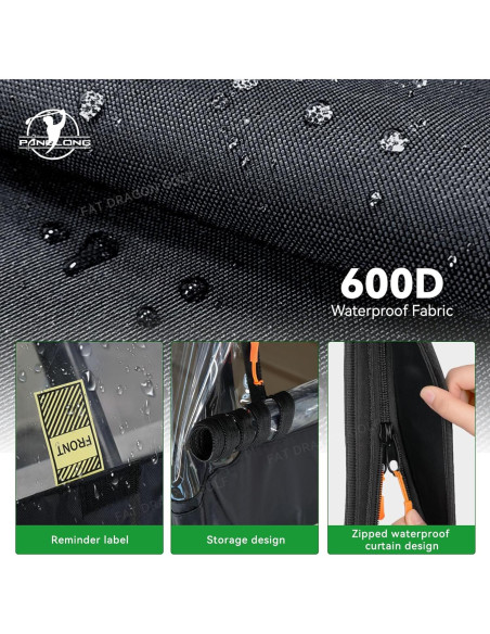 Cubierta de Enclosure Panglong para Carro de Golf 4 Pasajeros