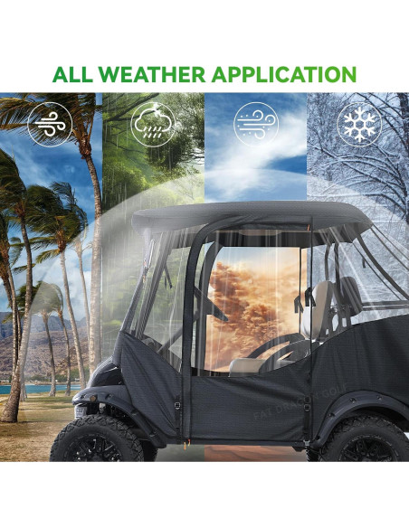 Cubierta de Enclosure Panglong para Carro de Golf 4 Pasajeros