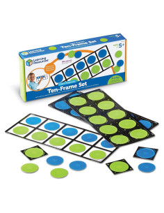 Juego de Matemáticas con Marcos Magnéticos Learning Resources