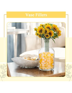 Canicas de Vidrio POPLAY 120PCS Amarillo para Niños 2