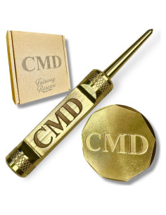 Marcador de Pelotas de Golf Personalizado Fairway Reserve - Latón