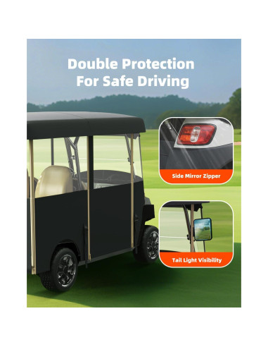 Cubierta para Carro de Golf 4 Pasajeros NiuWasmile GEF-F10