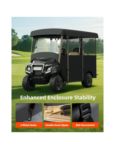 Cubierta para Carro de Golf 4 Pasajeros NiuWasmile GEF-F10