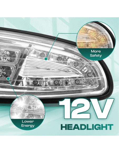 Kit de Faros LED Drive-up para Carritos de Golf EZGO RXV 2008-2015