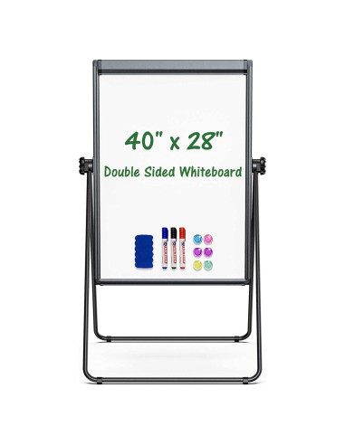 Soporte de Pizarra Blanca Doble Cara WEYOUNG 71.1x101.6 cm Ajustable