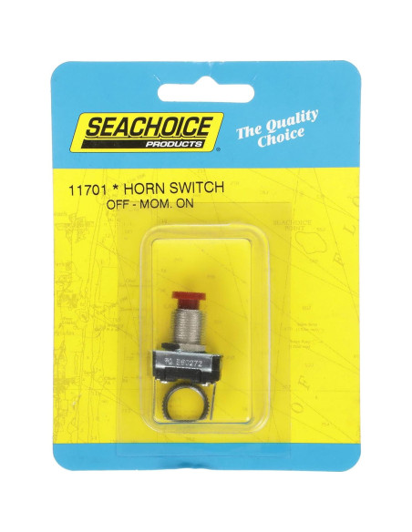 Timbre de Barco Seachoice 11701 Botón de Presión 100W