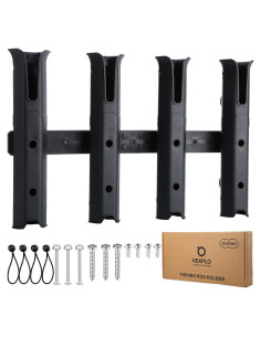Soporte de Varas de Pesca VEXPLO V-ROD 4 Tubos Ajustable