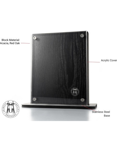 Bloque Magnético de Cuchillos Schmidt Brothers Acacia 8-10 Utensilios