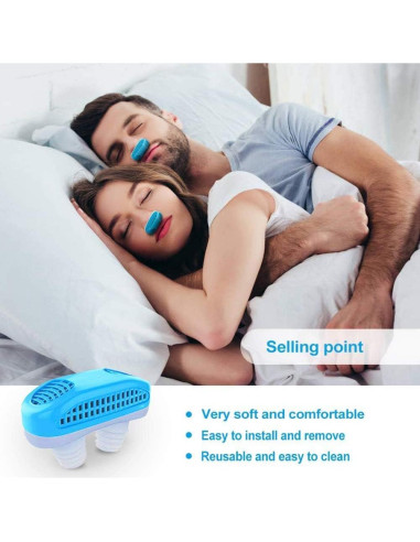 Dispositivo Anti-Ronquidos MSP - Ergonomía y Filtro de Aire