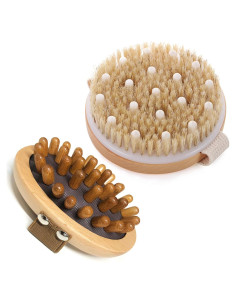 Conjunto de Cepillos de Ducha BoAn - 2 Piezas Exfoliantes
