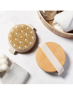 Conjunto de Cepillos de Ducha BoAn - 2 Piezas Exfoliantes 2