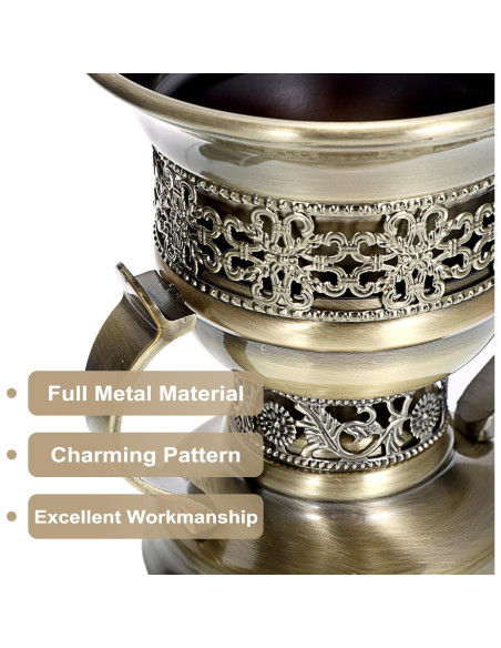 Soporte de Incienso Vintage JUXYES de Zinc 10.7x10.7cm